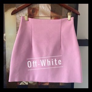 Off-White Mini “Skirt” in “Pink” - Size 42 NWOT